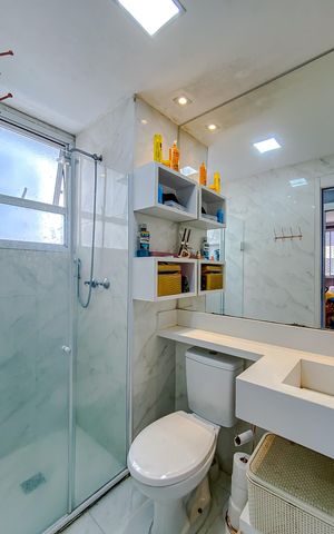 Apartamento à venda com 44m², 2 quartos e sem vagaBanheiro