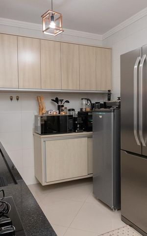 Casa à venda com 90m², 2 quartos e 2 vagasCozinha