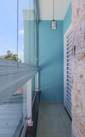 Casa à venda com 90m², 2 quartos e 2 vagasVaranda da Suíte 1