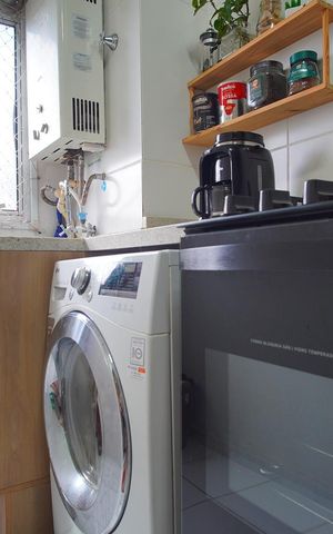 Apartamento à venda com 49m², 2 quartos e 1 vagaCozinha e Área de Serviço