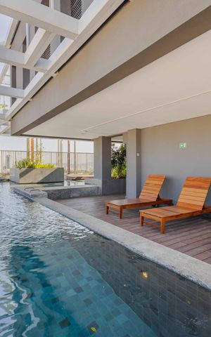 Studio para alugar com 44m², 1 quarto e sem vagaPiscina