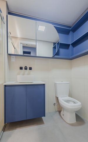 Studio para alugar com 44m², 1 quarto e sem vagaBanheiro