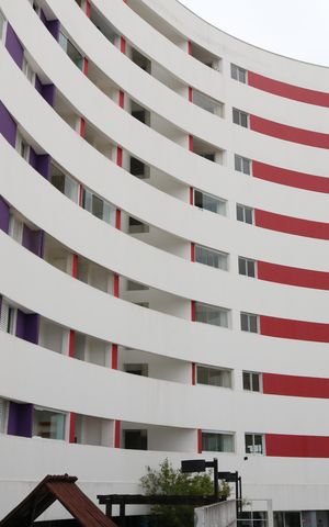 Apartamento à venda com 47m², 2 quartos e 1 vagaFachada do Prédio