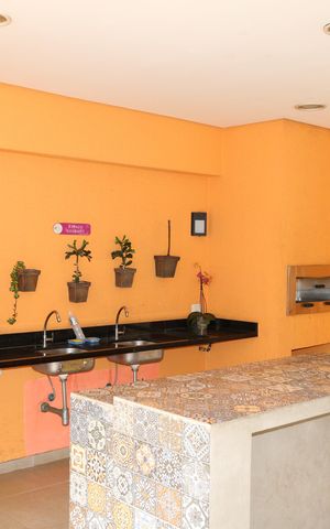Apartamento à venda com 47m², 2 quartos e 1 vagaÁrea comum - Salão de festas
