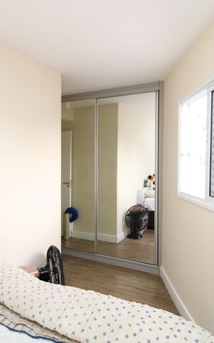 Apartamento à venda com 47m², 2 quartos e 1 vagaQuarto 2