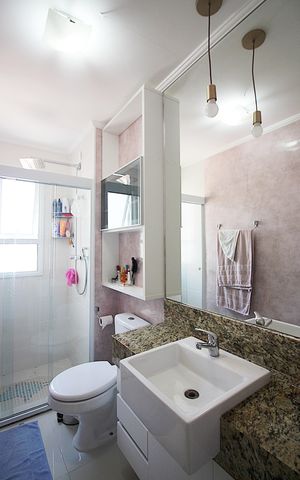 Apartamento à venda com 73m², 2 quartos e 2 vagasQuarto 1 - Suíte Banheiro 