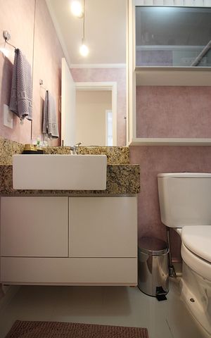 Apartamento à venda com 73m², 2 quartos e 2 vagasBanheiro Social