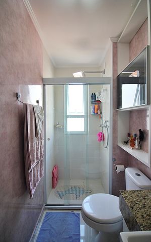 Apartamento à venda com 73m², 2 quartos e 2 vagasQuarto 1 - Suíte Banheiro 