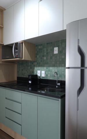 Studio para alugar com 27m², 1 quarto e sem vagaCozinha