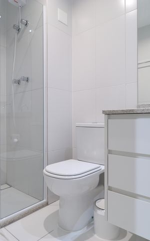 Studio para alugar com 27m², 1 quarto e sem vagaBanheiro