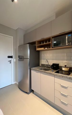 Apartamento para alugar com 25m², 1 quarto e sem vaga Apartamento para alugar com 25m², 1 quarto e sem vagaCozinha