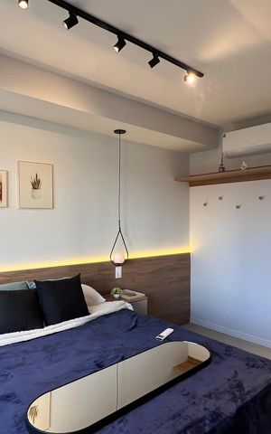 Apartamento para alugar com 25m², 1 quarto e sem vaga Apartamento para alugar com 25m², 1 quarto e sem vagaSala/Quarto