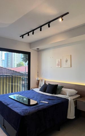 Apartamento para alugar com 25m², 1 quarto e sem vaga Apartamento para alugar com 25m², 1 quarto e sem vagaSala/Quarto