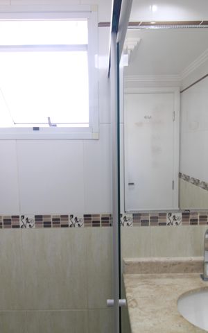 Apartamento à venda com 115m², 3 quartos e 2 vagasBanheiro da Suíte