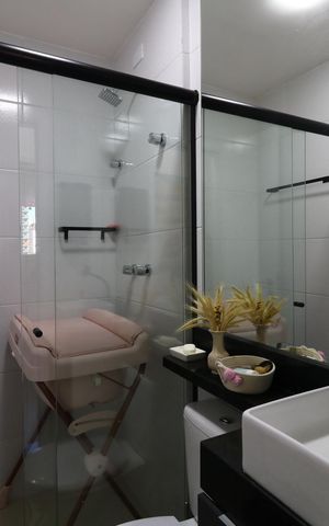 Apartamento à venda com 60m², 2 quartos e 2 vagasBanheiro Social