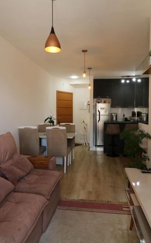 Apartamento à venda com 60m², 2 quartos e 2 vagasSala