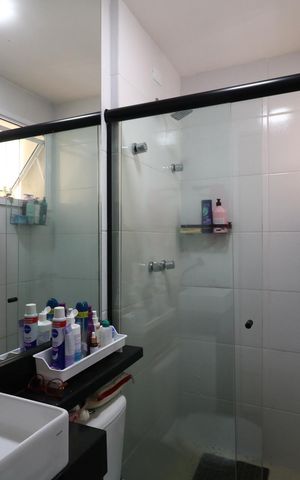 Apartamento à venda com 60m², 2 quartos e 2 vagasBanheiro da Suíte