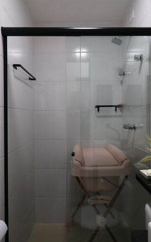 Apartamento à venda com 60m², 2 quartos e 2 vagasBanheiro Social