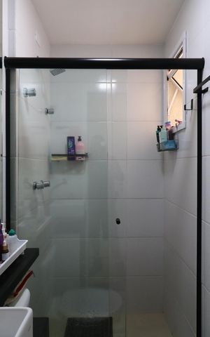 Apartamento à venda com 60m², 2 quartos e 2 vagasBanheiro da Suíte