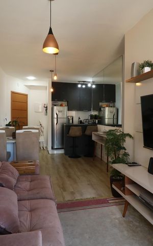 Apartamento à venda com 60m², 2 quartos e 2 vagasSala