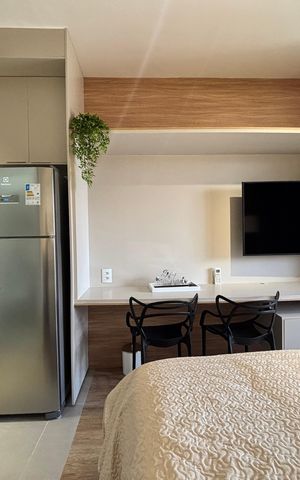 Apartamento à venda com 25m², 1 quarto e sem vaga Apartamento à venda com 25m², 1 quarto e sem vagaStudio