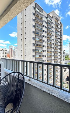 Apartamento à venda com 25m², 1 quarto e sem vaga Apartamento à venda com 25m², 1 quarto e sem vagaVaranda