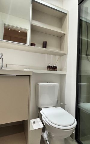 Apartamento à venda com 25m², 1 quarto e sem vaga Apartamento à venda com 25m², 1 quarto e sem vagaBanheiro
