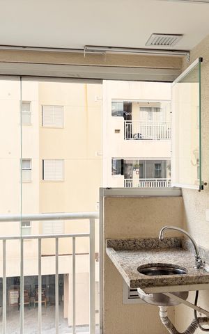 Apartamento para alugar com 56m², 2 quartos e 1 vaga Apartamento para alugar com 56m², 2 quartos e 1 vagaÁrea de Serviço