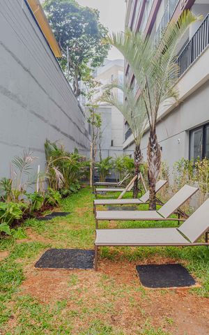 Studio para alugar com 24m², 1 quarto e sem vagaPiscina