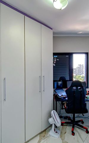 Apartamento à venda com 90m², 3 quartos e 2 vagasQuarto 2