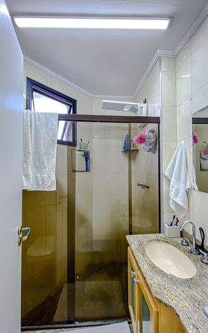 Apartamento à venda com 90m², 3 quartos e 2 vagasBanheiro da Suíte