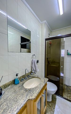 Apartamento à venda com 90m², 3 quartos e 2 vagasBanheiro