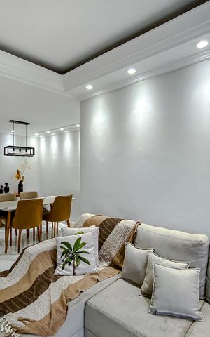 Apartamento à venda com 90m², 3 quartos e 2 vagasSala