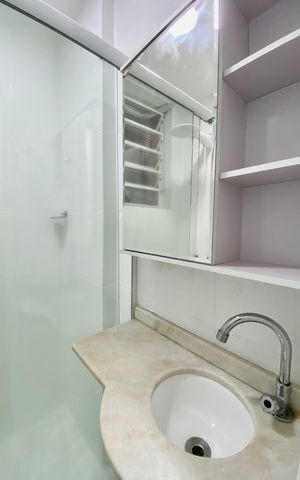 Apartamento para alugar com 47m², 2 quartos e sem vaga Apartamento para alugar com 47m², 2 quartos e sem vagaBanheiro