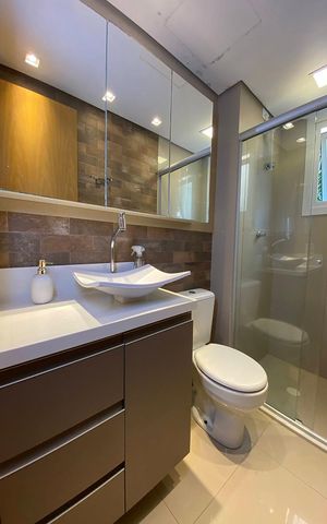 Apartamento à venda com 58m², 2 quartos e 1 vagaBanheiro