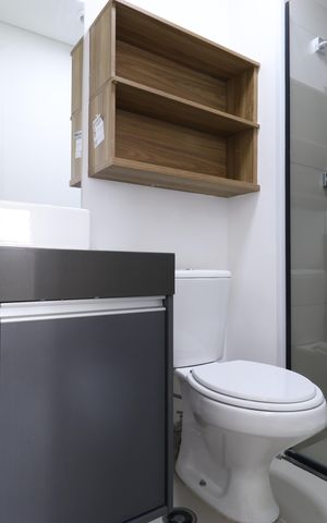 Apartamento à venda com 67m², 2 quartos e 1 vagaBanheiro Social