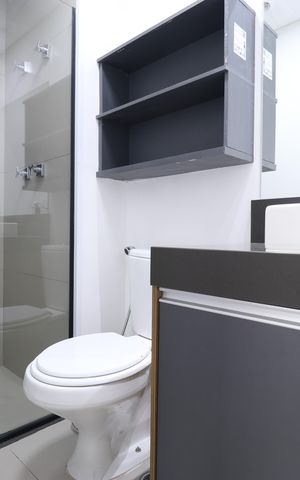 Apartamento à venda com 67m², 2 quartos e 1 vagaBanheiro da Suíte