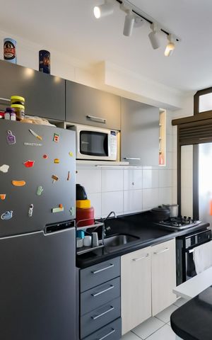 Apartamento à venda com 54m², 2 quartos e 1 vagaCozinha - Armários