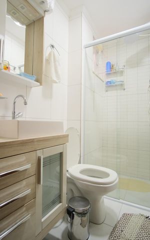 Casa à venda com 256m², 3 quartos e 4 vagasBanheiro da Suíte 2