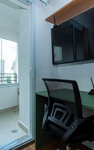 Apartamento à venda com 25m², 1 quarto e sem vaga