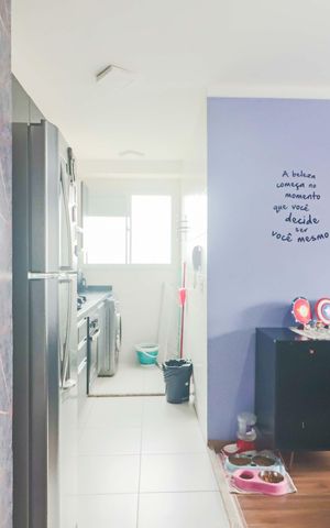 Apartamento à venda com 41m², 2 quartos e sem vaga Apartamento à venda com 41m², 2 quartos e sem vagaCozinha e Área de Serviço