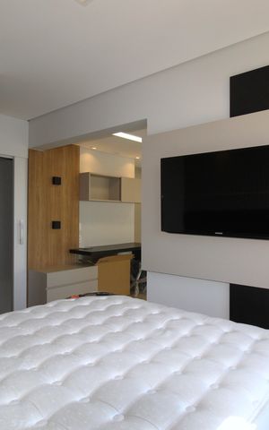 Apartamento para alugar com 70m², 1 quarto e 1 vagaQuarto Suíte