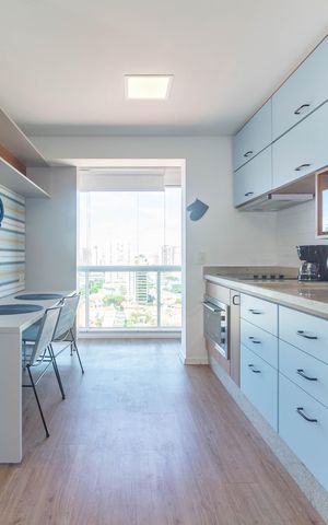 Apartamento à venda com 33m², 1 quarto e 1 vaga Apartamento à venda com 33m², 1 quarto e 1 vagaCozinha