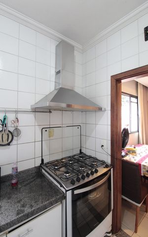 Apartamento à venda com 58m², 3 quartos e 1 vagaCozinha e Área de Serviço
