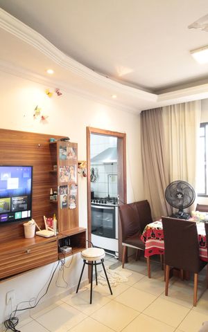 Apartamento à venda com 58m², 3 quartos e 1 vagaSala