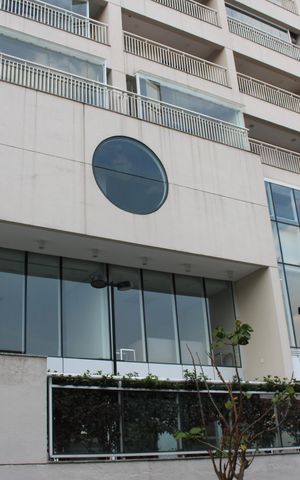 Apartamento para alugar com 38m², 1 quarto e 1 vagaFachada e portaria