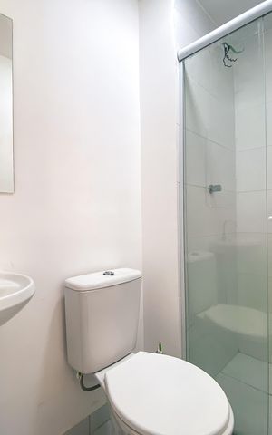 Apartamento para alugar com 30m², 2 quartos e sem vaga Apartamento para alugar com 30m², 2 quartos e sem vagaBanheiro