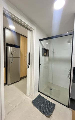 Studio à venda com 26m², 1 quarto e sem vaga Studio à venda com 26m², 1 quarto e sem vagaBanheiro
