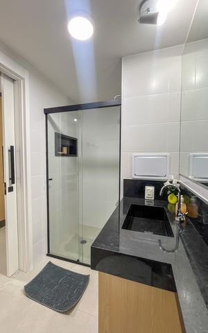 Studio à venda com 26m², 1 quarto e sem vaga Studio à venda com 26m², 1 quarto e sem vagaBanheiro