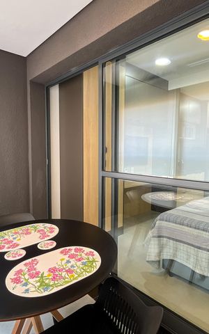 Studio à venda com 26m², 1 quarto e sem vaga Studio à venda com 26m², 1 quarto e sem vagaVaranda